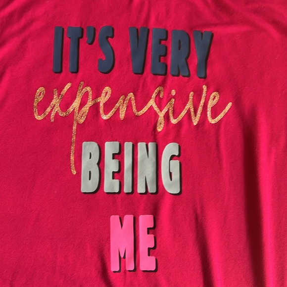 Like new super soft women’s S/M “It’s Very Expensive Being Me” nightgown tee! - Picture 5 of 7